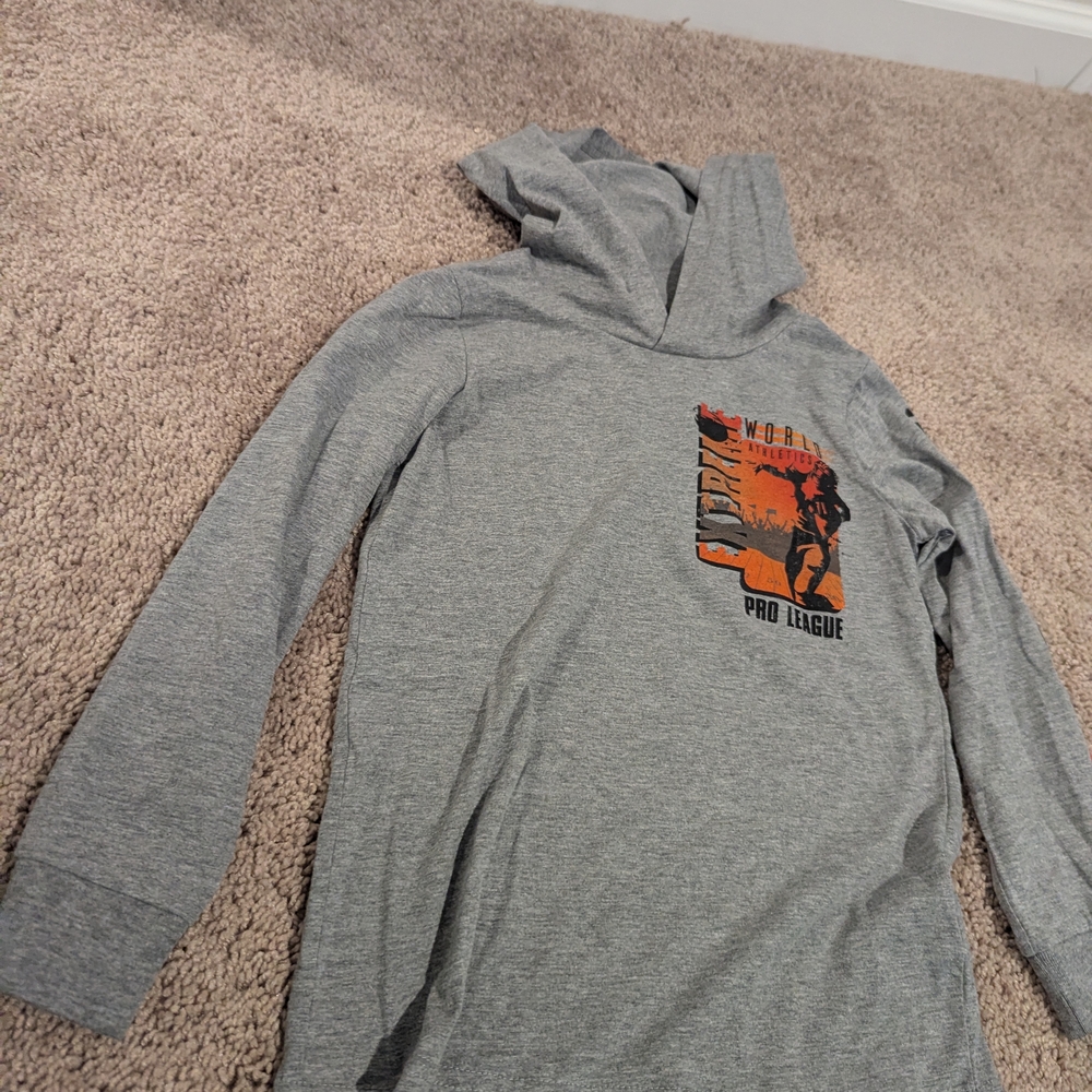 Carter's Gray Hooded Shirt with Graphic